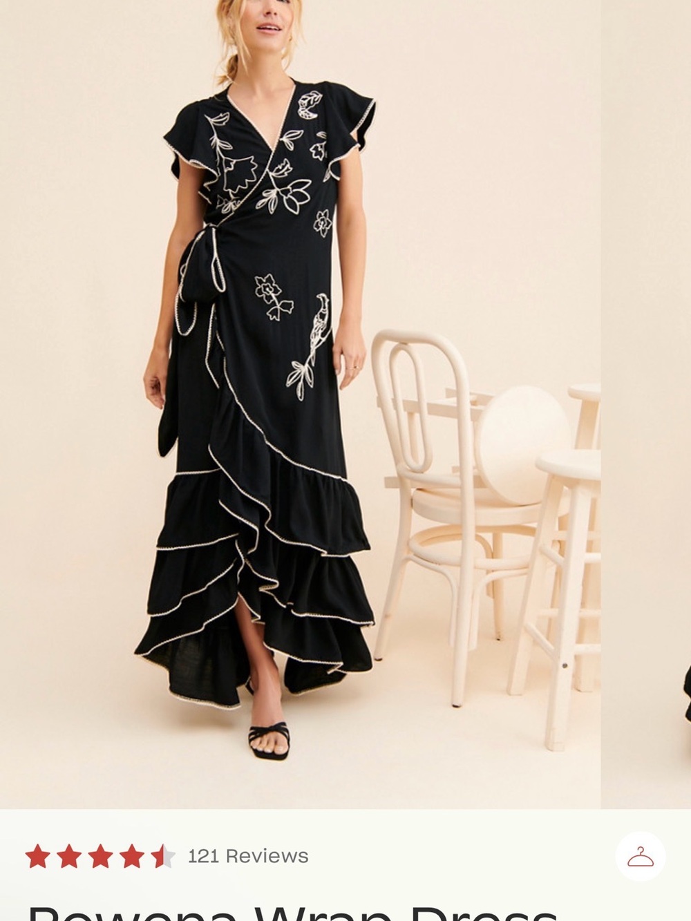 Especia Rowena Wrap Dress – Size Small | Retail $395 | Featured on Nuuly